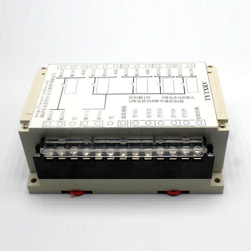 房车配件5路12V/24V 大电流继电器控制盒 交流继电器组 TY