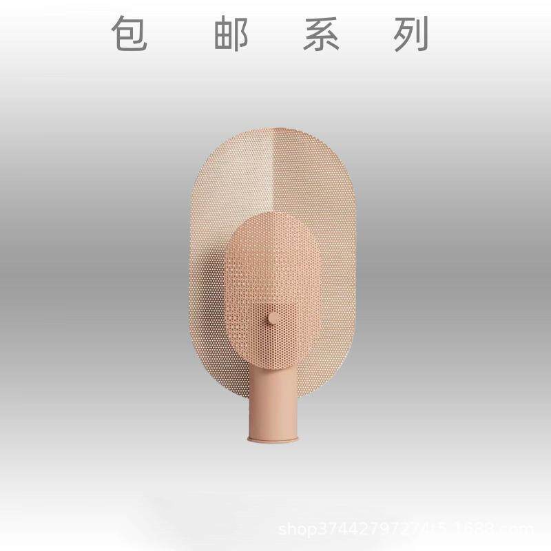北欧后现代简约轻奢网格铁艺台灯创意客厅床头卧室书桌设计师台灯