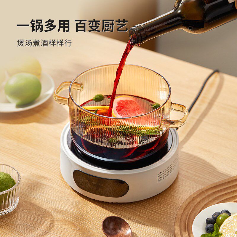 玻璃煮锅炖汤锅明火耐温耳锅电磁炉煮汤泡面锅