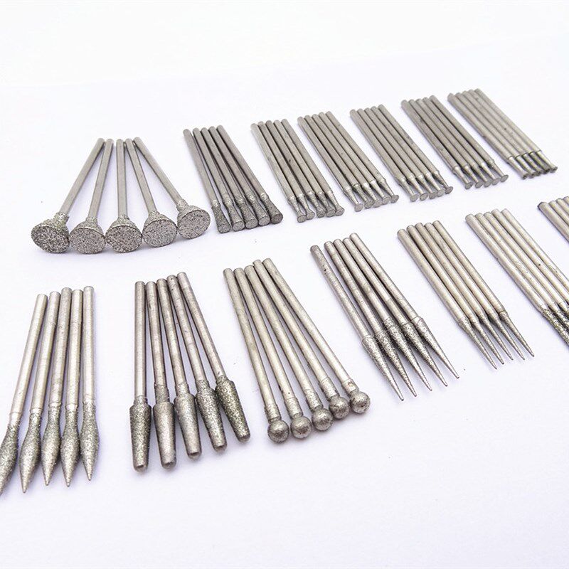 雕玉装小件金刚石磨针装玉雕工具支.杆磨头 工具装