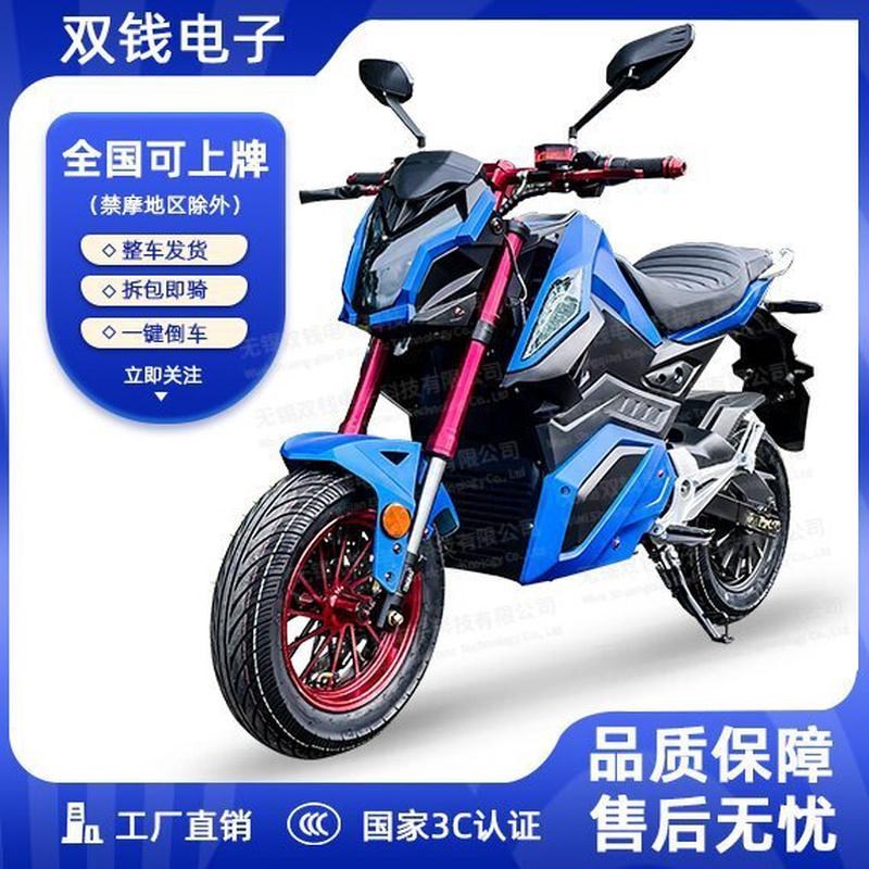 Z6电动摩托车2000W大功率电摩跑车酷车96V成人女高速电动车