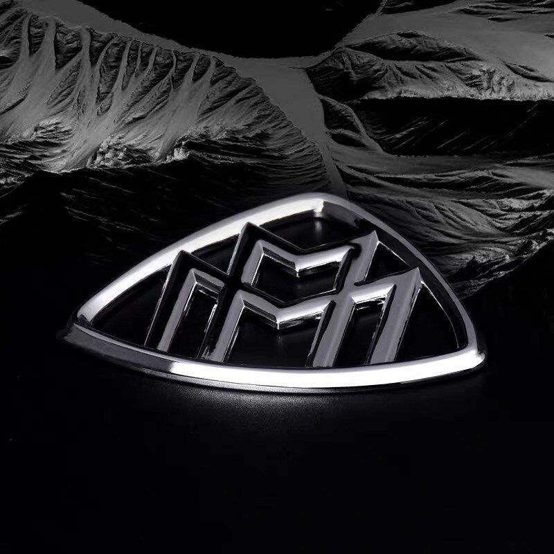 适用迈巴赫车标S480立标GLS480尾标S680标志S0方向盘标改装