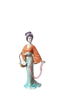 石湾公仔陶瓷大美盆景庭院书房装饰创意搭配摆设仕女礼品