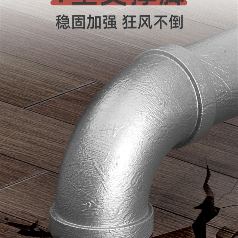自来水管落地单杆滑轮铁管晾衣架小型卧室调