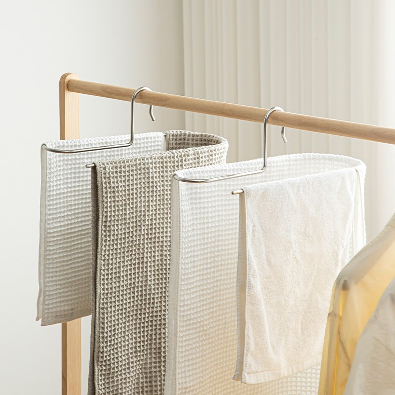 霜山晒被子衣架304不锈钢螺旋床单被套晾衣架家用阳台晾晒大衣架