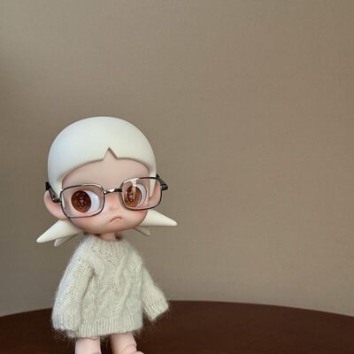 Zsiga衣服酷酷嘎子姐向往白色毛衣套装可爱玩偶换装娃衣