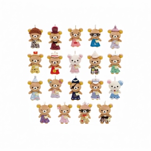 日单可爱san-x轻松熊20周年纪念百货店限定东京站梅田店长包挂件