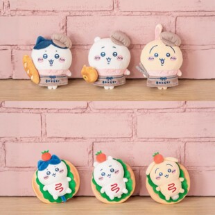 日本chiikawa面包房第二弹乌萨奇吉伊挂件面包小八6.13新品预