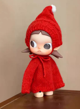 红色毛衣Zsiga动人偶娃衣向往之处毛衣套装嘎子姐着替换装