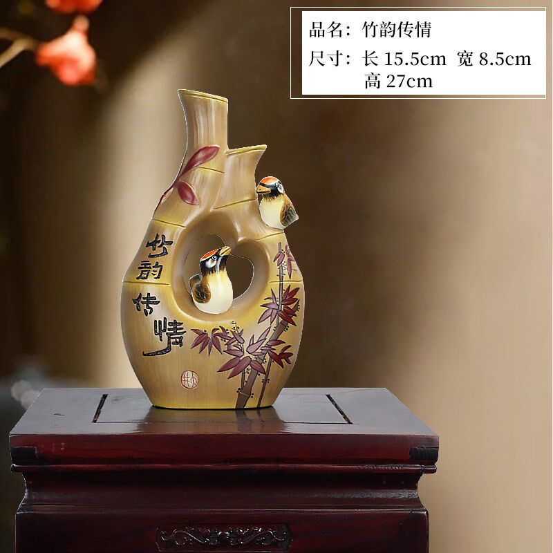 手工云南特色工艺品创意客厅电视柜书架礼品