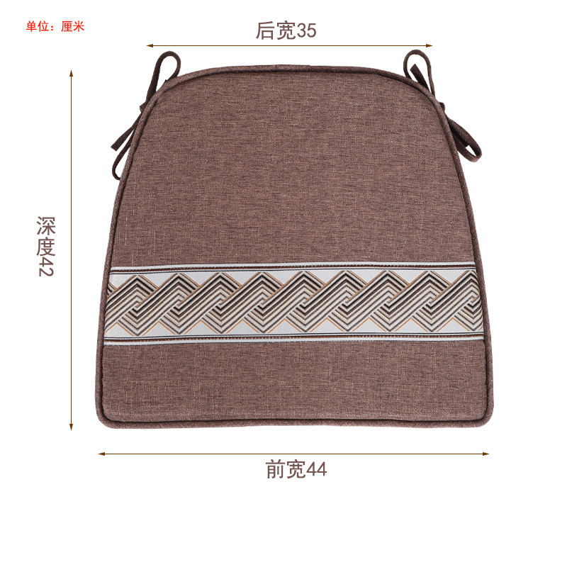亚星现代餐椅垫防滑坐垫季通用拆洗实木餐椅坐垫椅垫