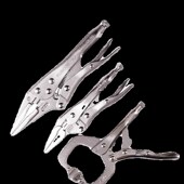 罗宾汉大力钳夹持钳压力钳固定夹钳圆嘴尖嘴型夹加活动嘴J