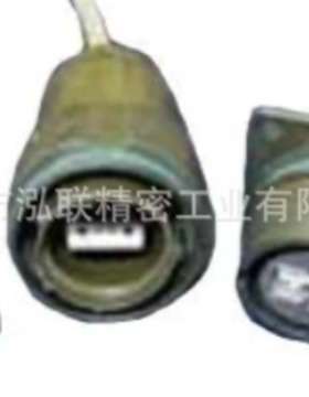 USBFTVC2G 替代品 USB连接器 USB-A Receptacle Cap Sq Flange Ol