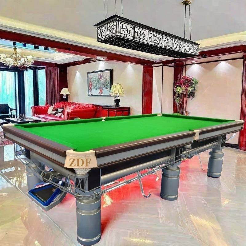 美深圳昌ZD168F台球桌标准台室球厅宜台球桌式球黑8十堰斯诺克9球