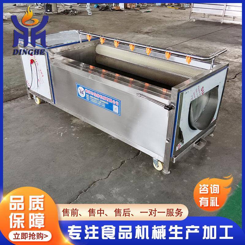 全自动净菜 生产毛辊式清机鸡头猪头猪洗脸去土毛清洗REF机 豆去