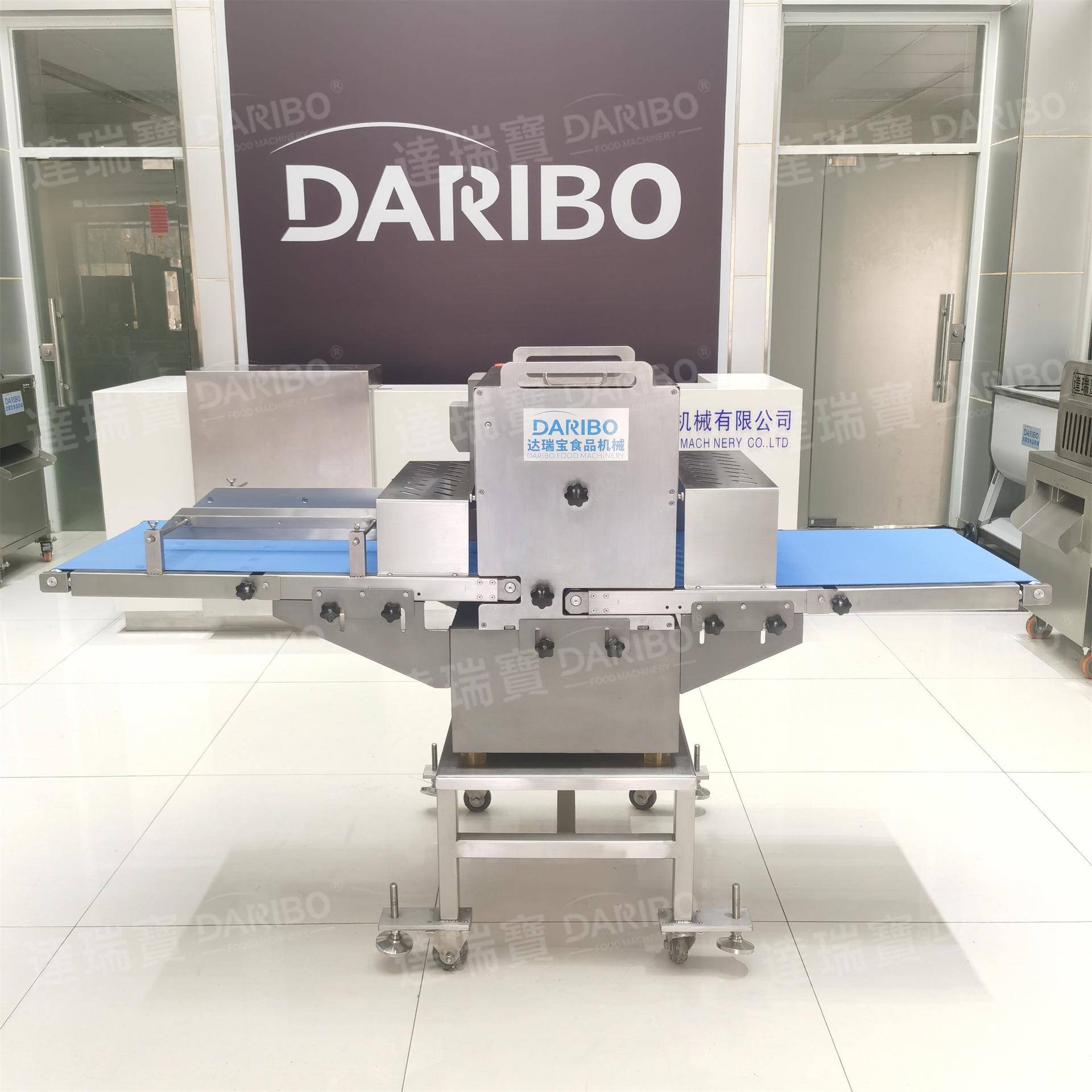 r输送式熟鸡带胸肉切丁功机 多能新鲜猪肉开DRB-FT50条机商用鸡腿