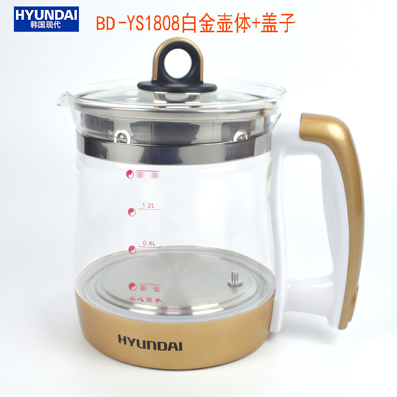 韩国现代养生壶加厚黑茶煮茶壶壶身:壶体