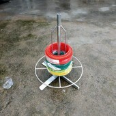 放线架电工放线器线盘绕线器放线工具线滚子电线盘线缆放平