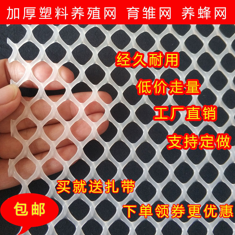 加厚整捆塑料网格养殖防护网防猫育雏网床养殖漏粪网阳台养蜂鸡网