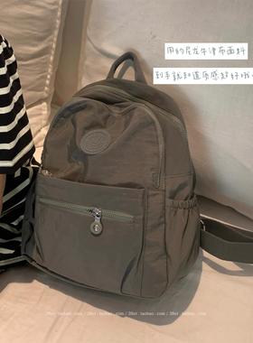 3fter小豆荚！mini尼龙双肩包防小雨书包妈咪揹包 ins韩小众设计