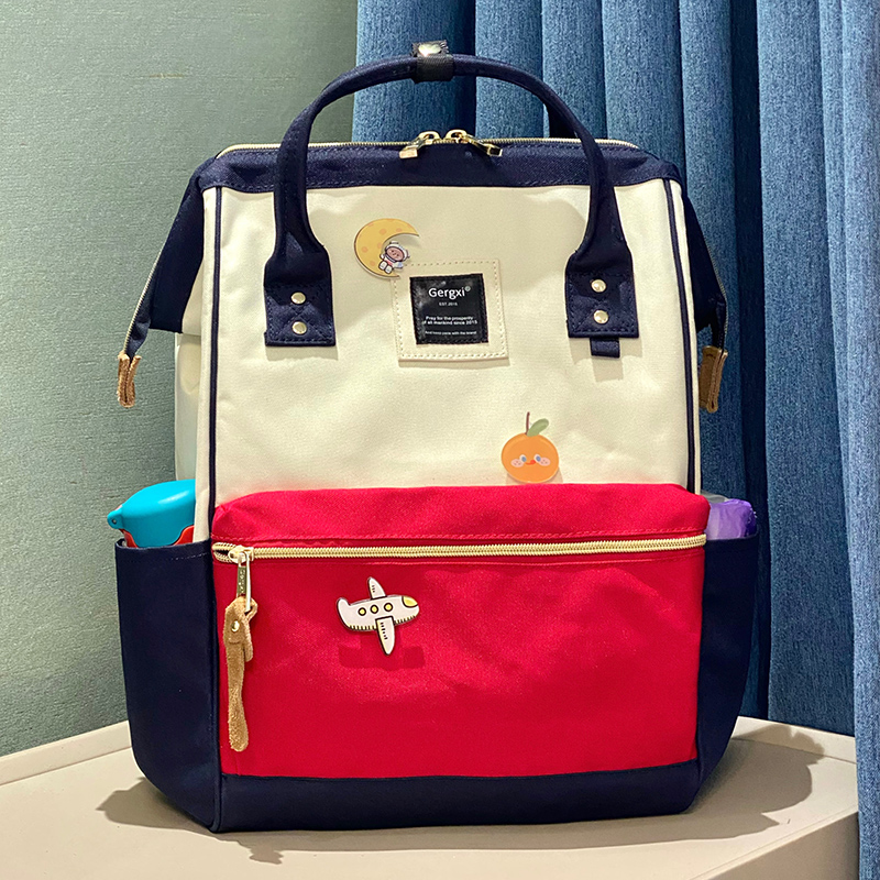 Gergxi大号升级版牛津布双肩包男女通用户外旅行揹包学生电脑书包