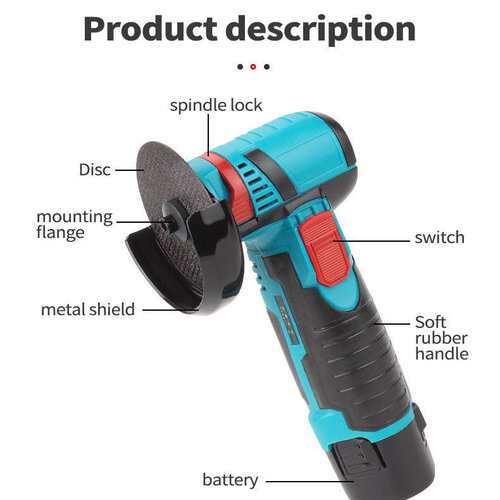 Mini Angle Grinder锂电家用3寸迷你小角磨 轻型无线角磨机磨光机