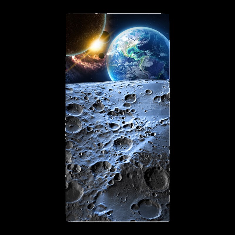 新款星球宇宙儿童宇航员摄影背景布影楼拍照整张无拼接卷发写真布