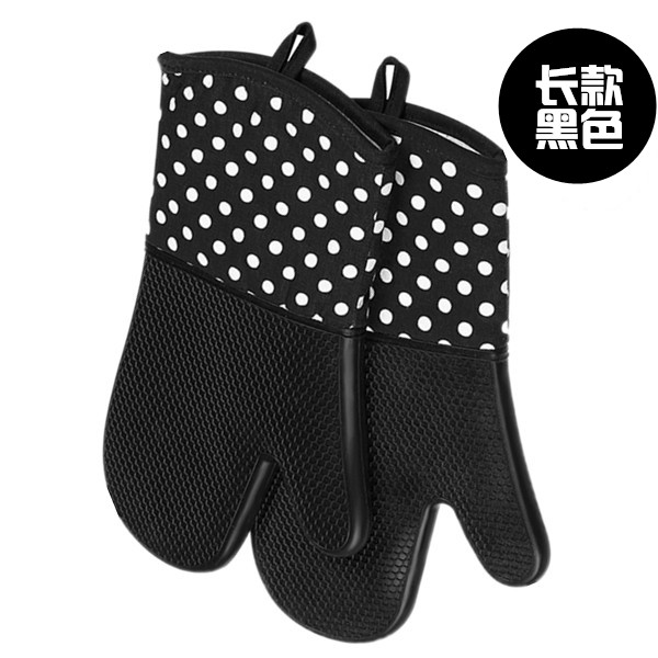 一耐温度烤箱微波炉商家防烫滑烘培加厚加大硅胶手