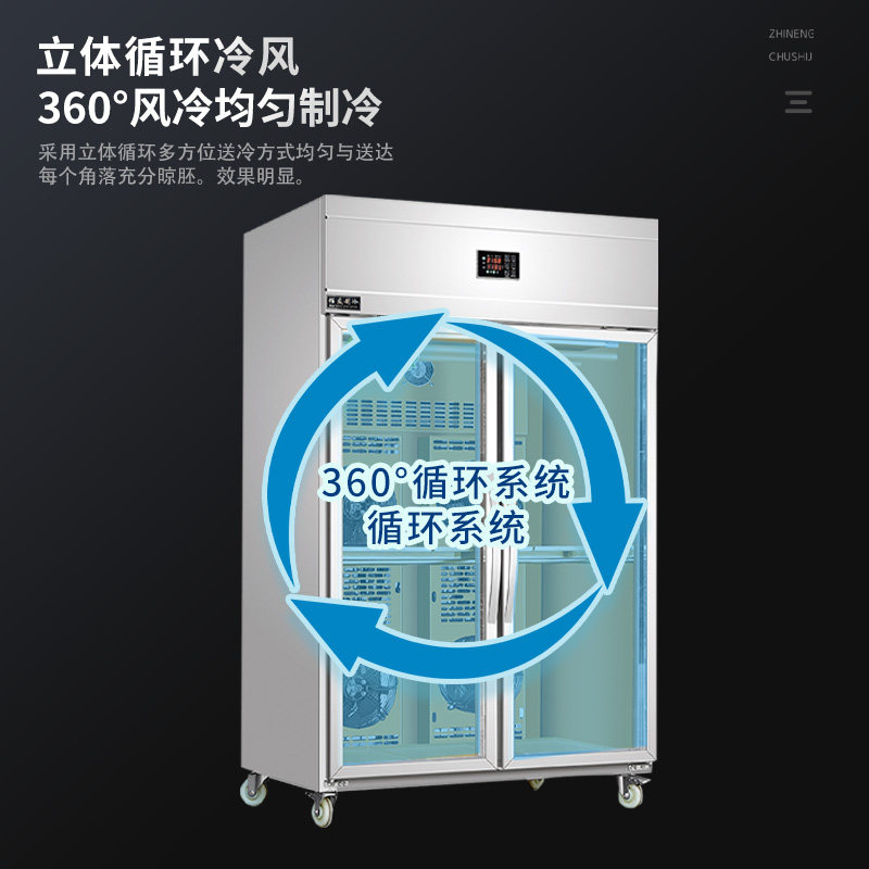 佰友晾鸭柜晾胚柜智能烧腊柜烧鸭风干柜脆皮柜冷藏门商用