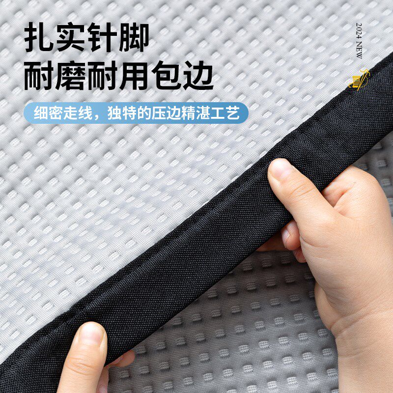凉豆豆冰丝沙发垫夏季凉席坐垫子防滑沙发罩新款级感盖布