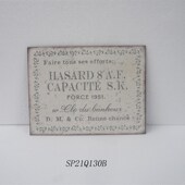 日系铁艺复古做旧挂牌装 饰杂货园背景挂饰