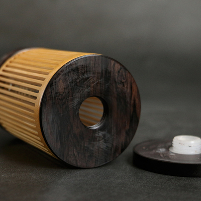 精品纯手工精工制作镂空老玉竹蝈蝈罐竹丝筒身手雕玉竹蒙心蛐蛐罐