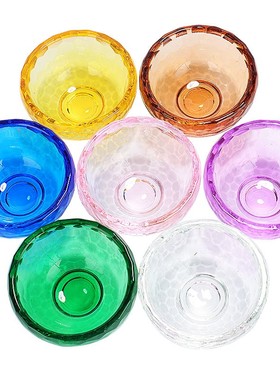 七彩水晶供水碗七宝净水供水杯批量发家居用品七个