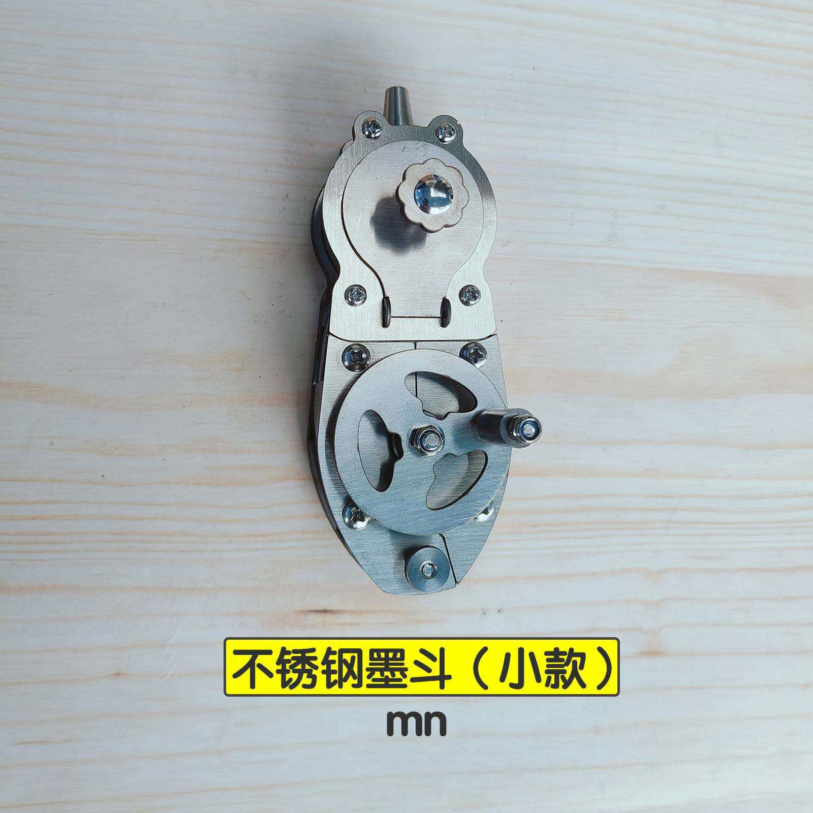 墨斗不锈钢墨斗小墨斗迷你墨斗木工墨斗金属手摇墨斗划线