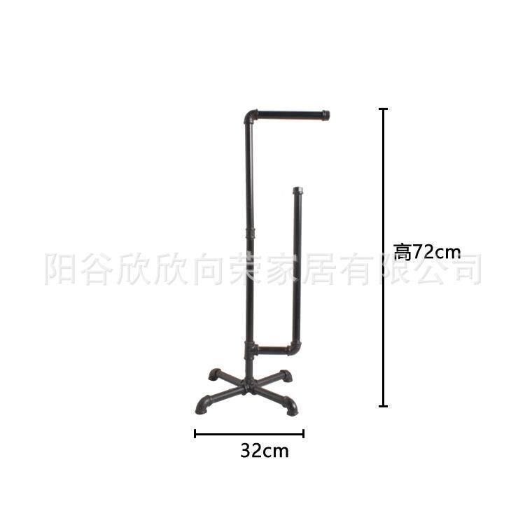 美式工业风格复古水管铁艺厨房厕纸架纸巾架卷纸架个性创意家用