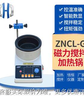 ZNCL-G磁力搅拌加热锅 实验室搅拌器 智能数显恒温磁力搅拌加热锅