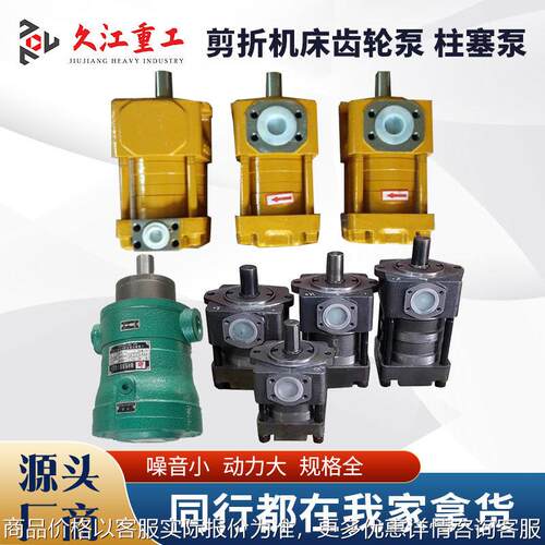 上海内啮合齿轮泵NBZ5-G80FG100F剪板机折弯机配件轴向柱塞泵大全