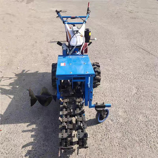 锦佳 柴油手扶链条开沟挖沟机 农田葡萄地1米深开沟机