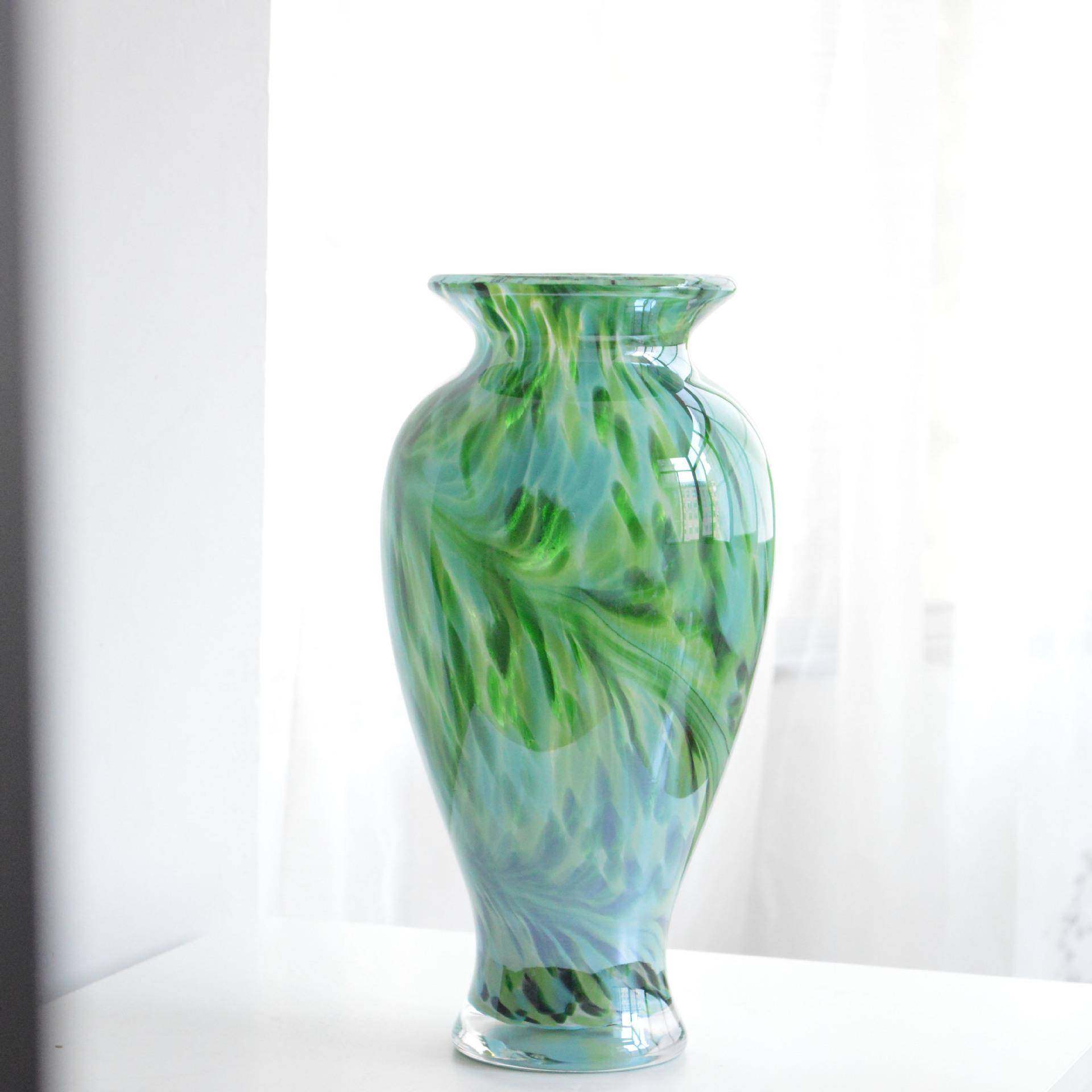 现代轻奢绿野仙踪高级感琉璃花瓶设计师艺术花器摆件客厅装饰品,纺织面料/辅料/配套,纺织机械配件,淘宝优惠券,粉丝福利购,淘宝优惠卷