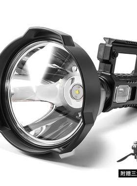 LED手电筒P70防水探照灯户外充电多功能应急手提灯巡逻