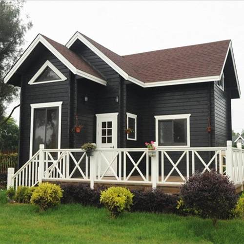 防腐木屋别墅组装网红农家乐民宿景区庭院移动住人木房子一室一厅