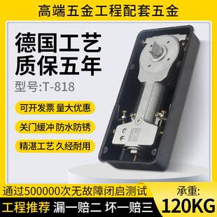 地弹簧818德国工艺玻璃门无框有框120KG配件地璜可调