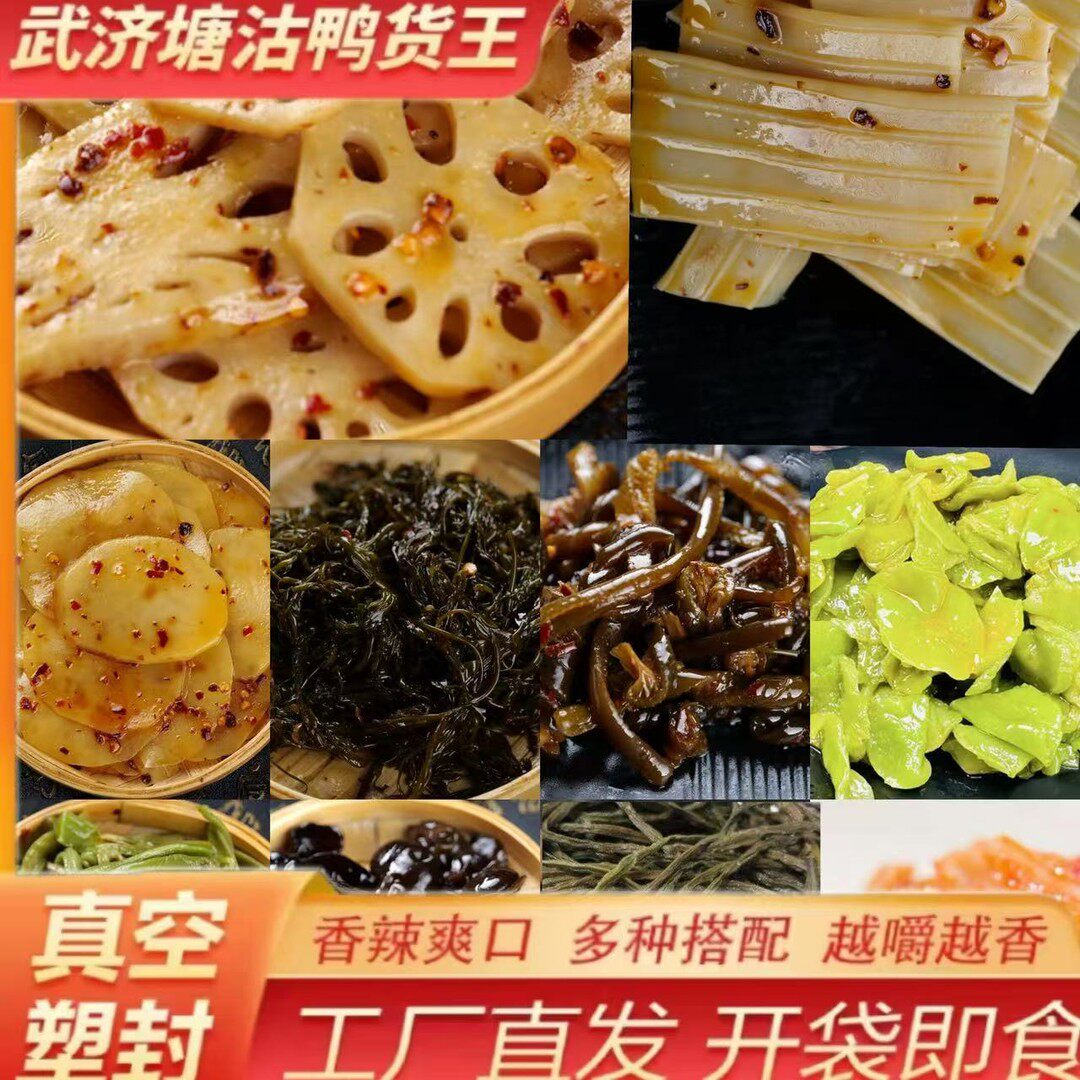 【活动专属】武济塘沽鸭货王 香辣素菜全品类（不支持备注)