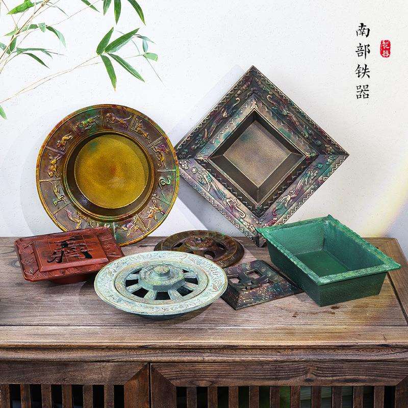 铁器铜器装饰摆件南部铜挂件客厅书房茶室桌面装饰品老物件