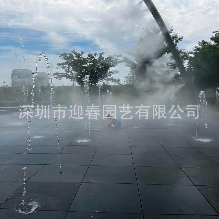 武汉市黄石市公园人造雾设备造雾系统冷雾喷嘴人工造雾喷头源头工