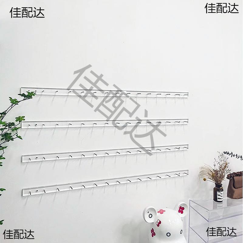 网红穿戴甲陈列架亚克力挂墙透明展示板美甲上墙展示架壁挂置物架