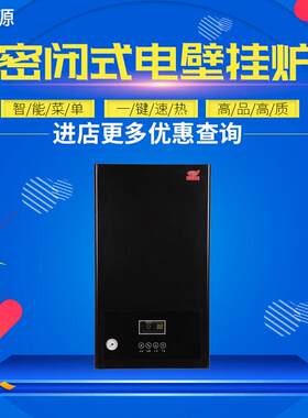 电采暖壁挂炉全自动密闭式环保节能水地暖气片电锅炉家用地热水炉