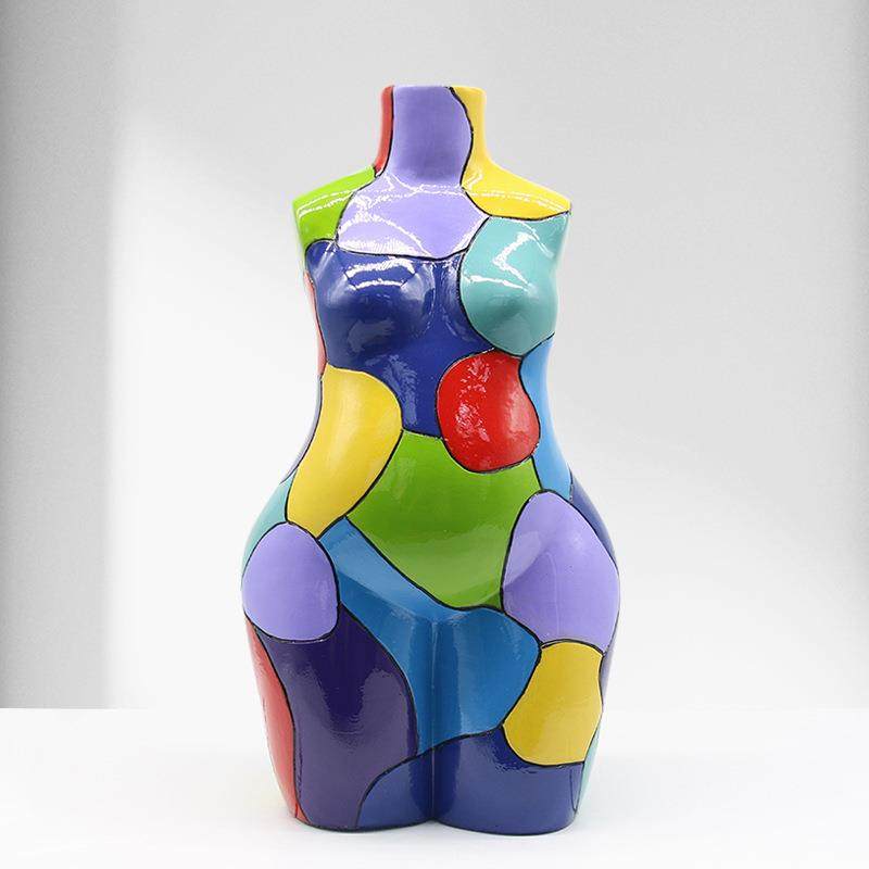 抽象人体花瓶摆件身体雕塑家居客厅办公室艺术品树脂人物工艺品,纺织面料/辅料/配套,纺织机械配件,淘宝优惠券,粉丝福利购,淘宝优惠卷