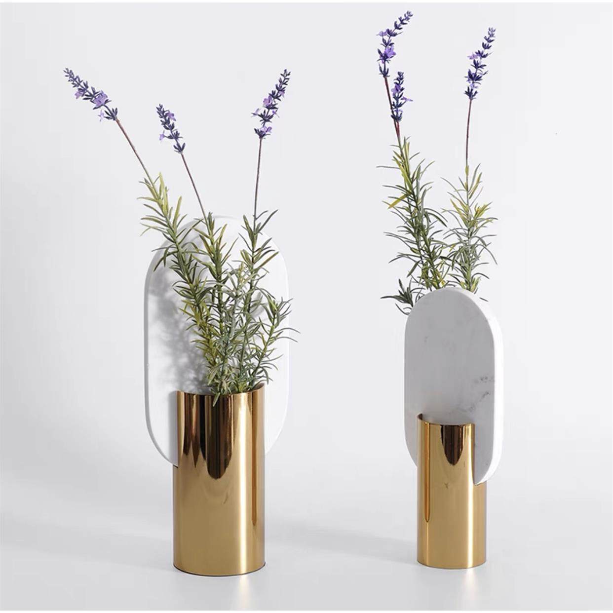 创意轻奢花瓶摆件客厅插花现代北欧茶几玄关餐桌不锈钢花器装饰品,纺织面料/辅料/配套,纺织机械配件,淘宝优惠券,粉丝福利购,淘宝优惠卷