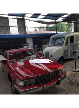 经典复古老爷车 凯迪拉克 美陈摄影道具车 电动旅游观光车